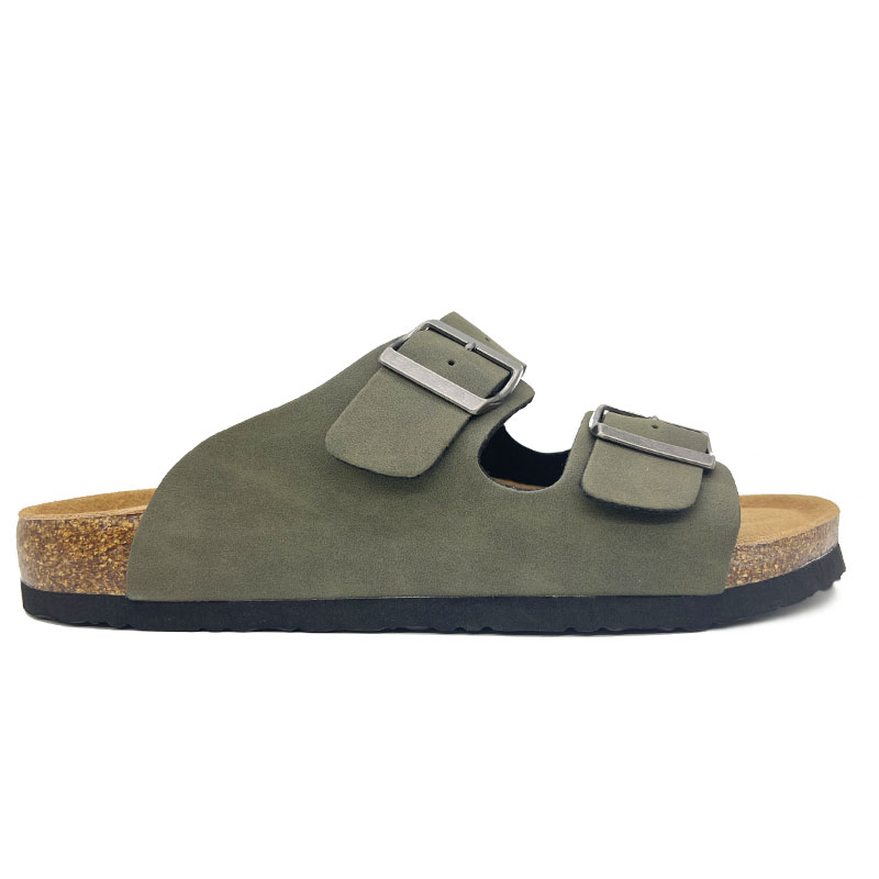 China OEM Men Classic Two Strap Summer Flat Sandals