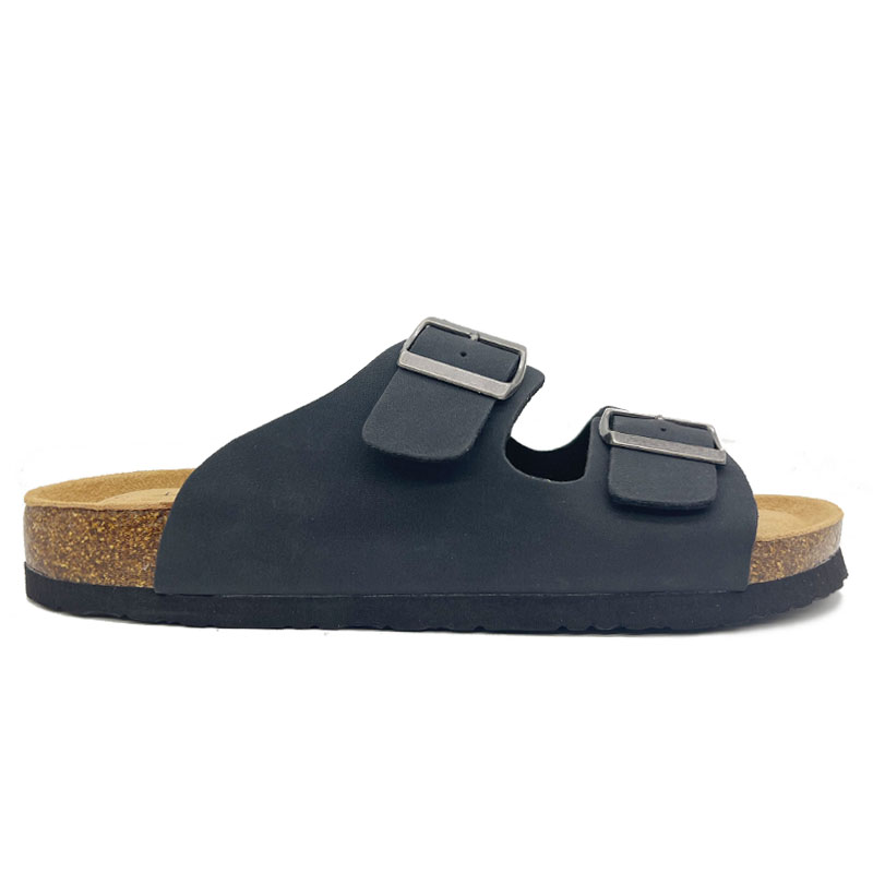 Wholesale Mens  Classic Two Buckle Cork Footbed Sandals