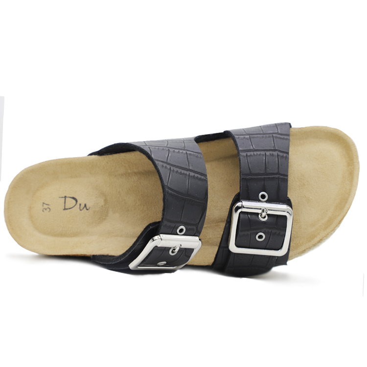 Raffia cork shoe