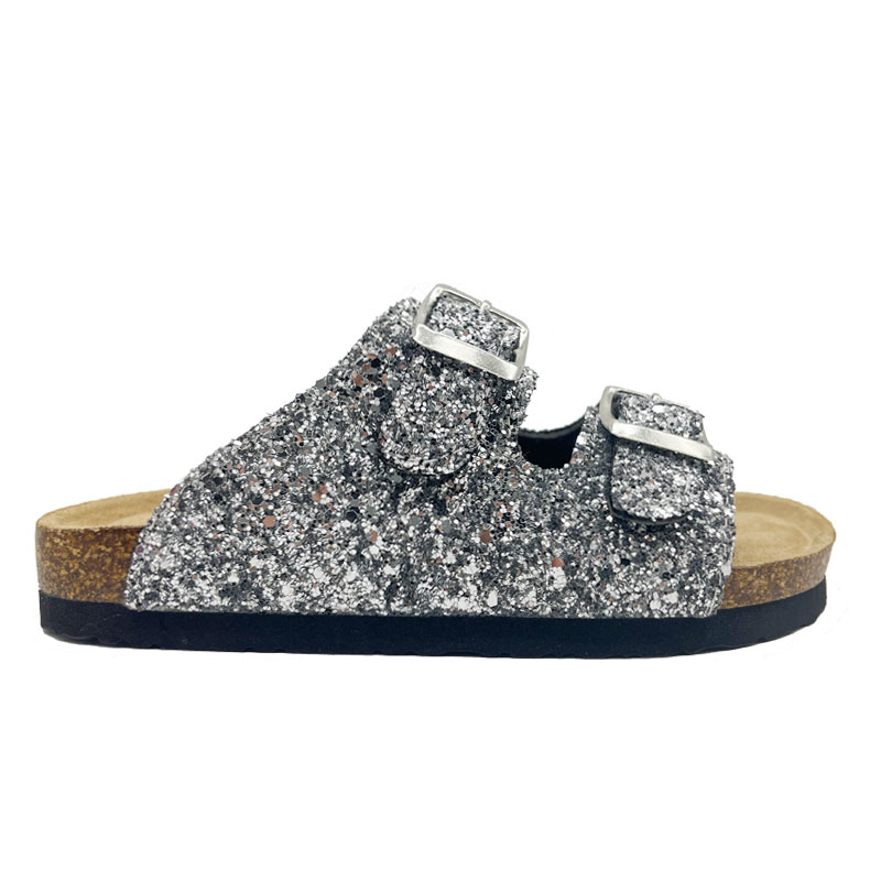 Boys Two Strap Comfort Glitter Bio Shoes