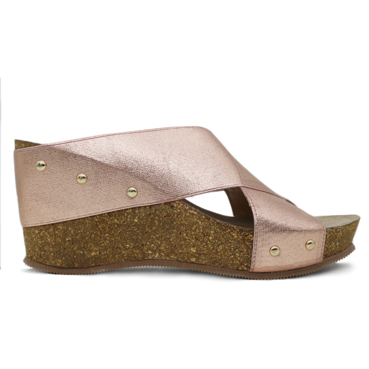cork wedge platform sandals