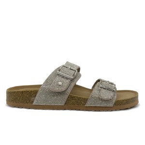 Girls Summer Two Strap Diamond cork sandals