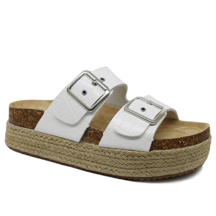 espadrille rope footbed slider