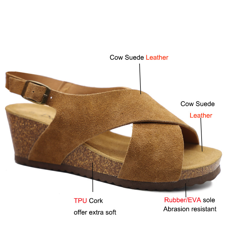 genuine leather heeled sandal