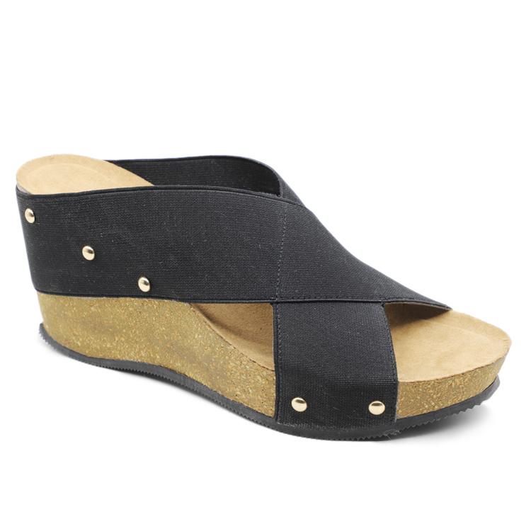 high heel cork sandal