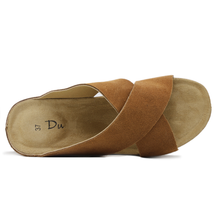 leather footbed sandals