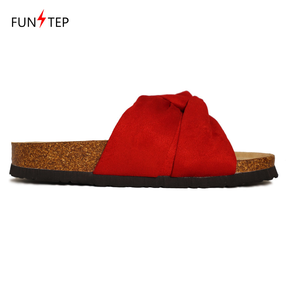 Fashion Women Knot Flat Bio Sliders